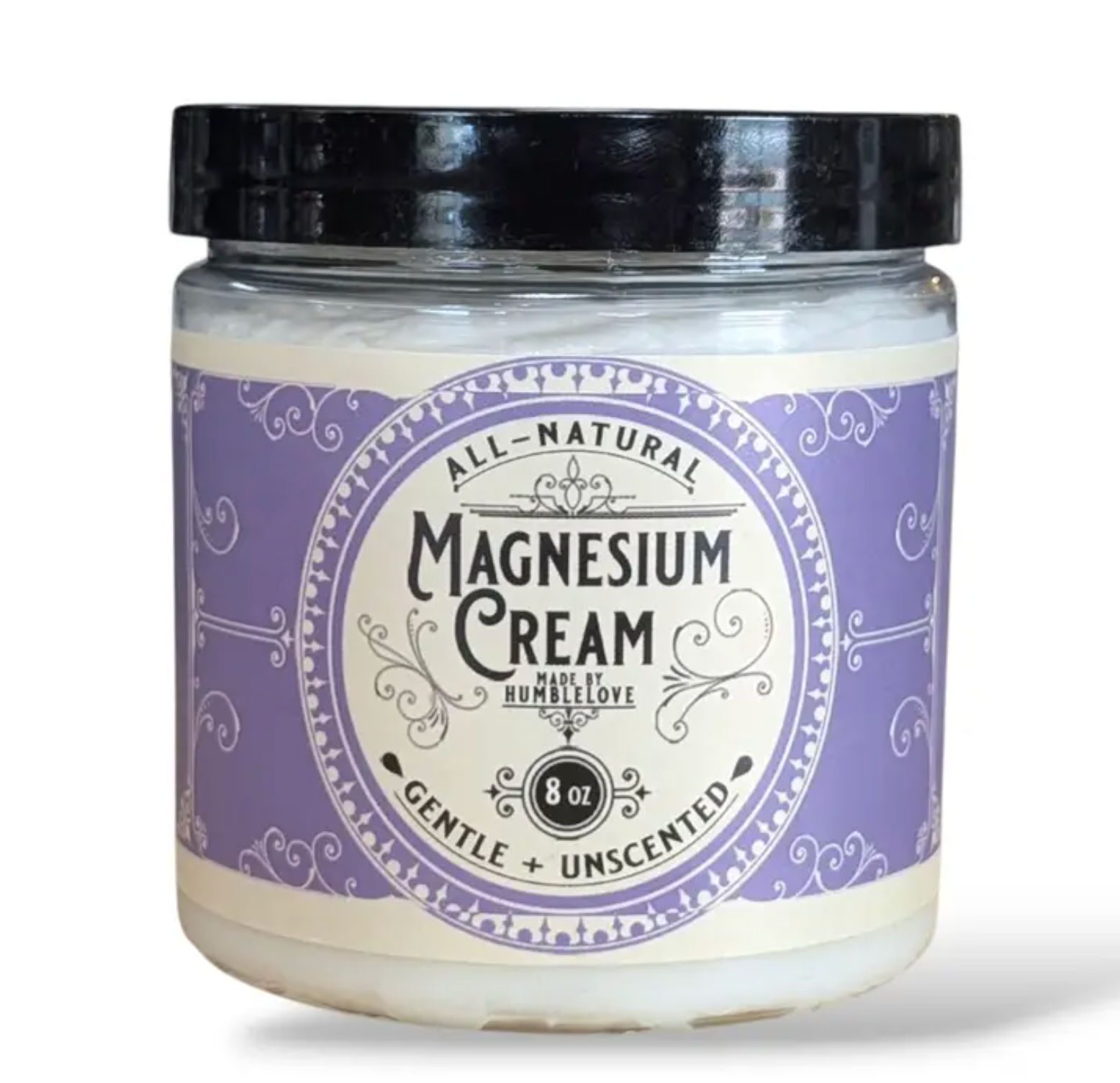 Humblelove Magnesium Cream - Gentle and Unscented 4oz - Heart of the Home Inc
