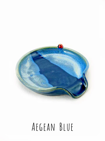 Aegean Blue Spoon Rest - Heart of the Home Inc