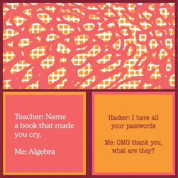 Hacker Double Sided Cocktail Napkins