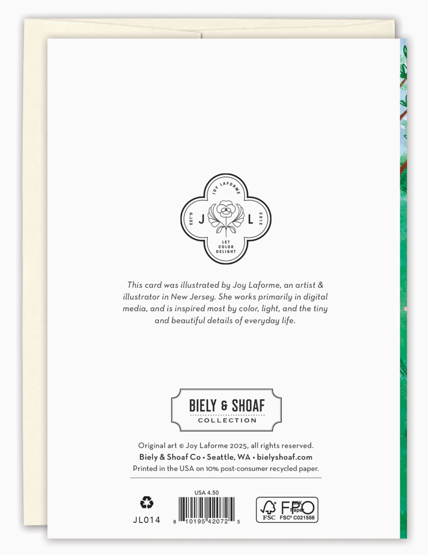 Garden Scene Wedding Card - Heart of the Home Inc