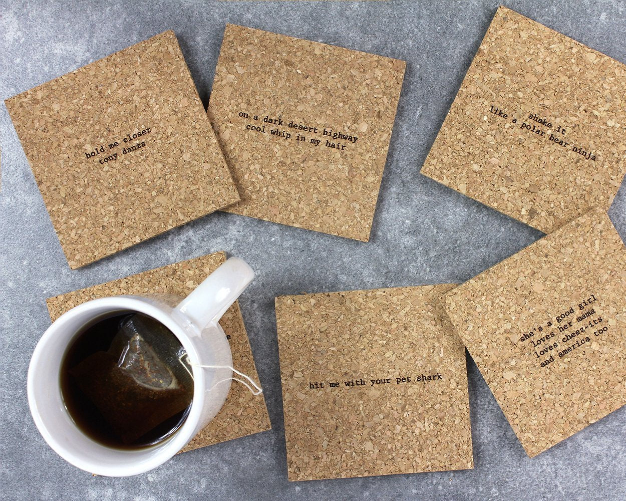 Mistaken Lyrics Coaster Set - Greatest Hits - Heart of the Home Inc