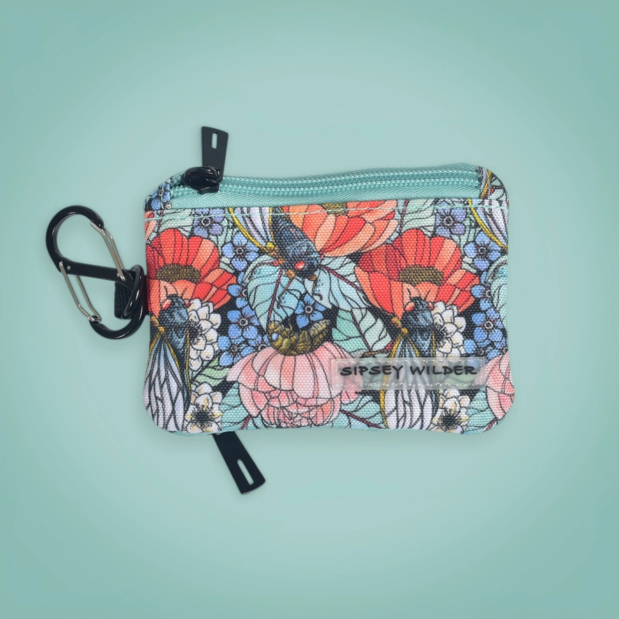 Summer Chorus Cicadas Clip Wallet - Heart of the Home Inc