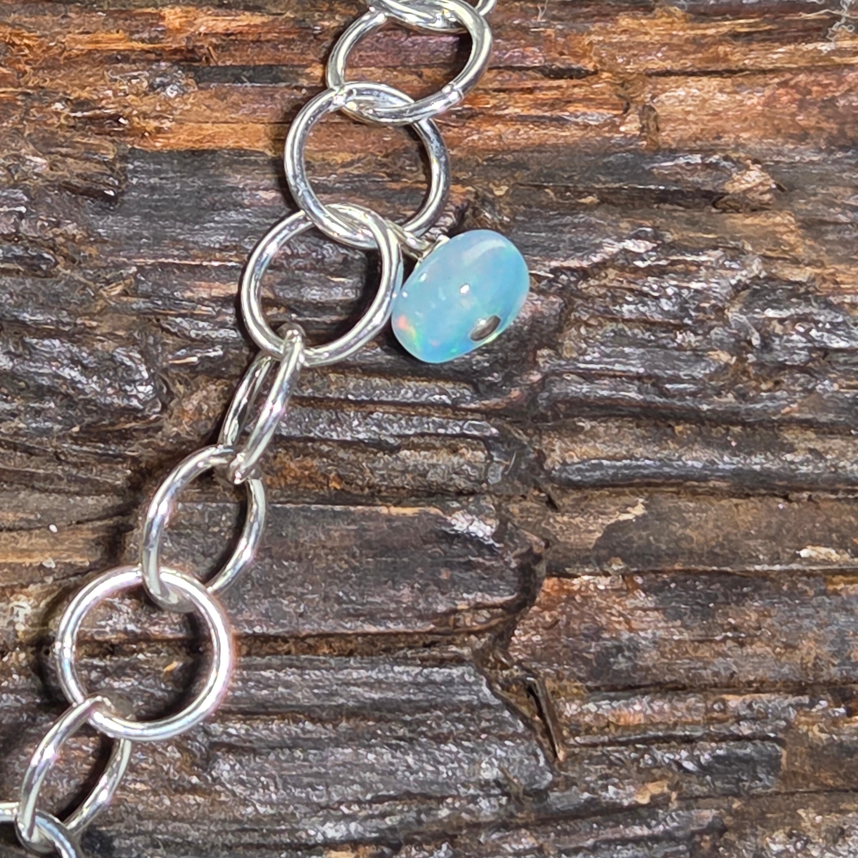 Opal Raindrop Necklace - Heart of the Home Inc