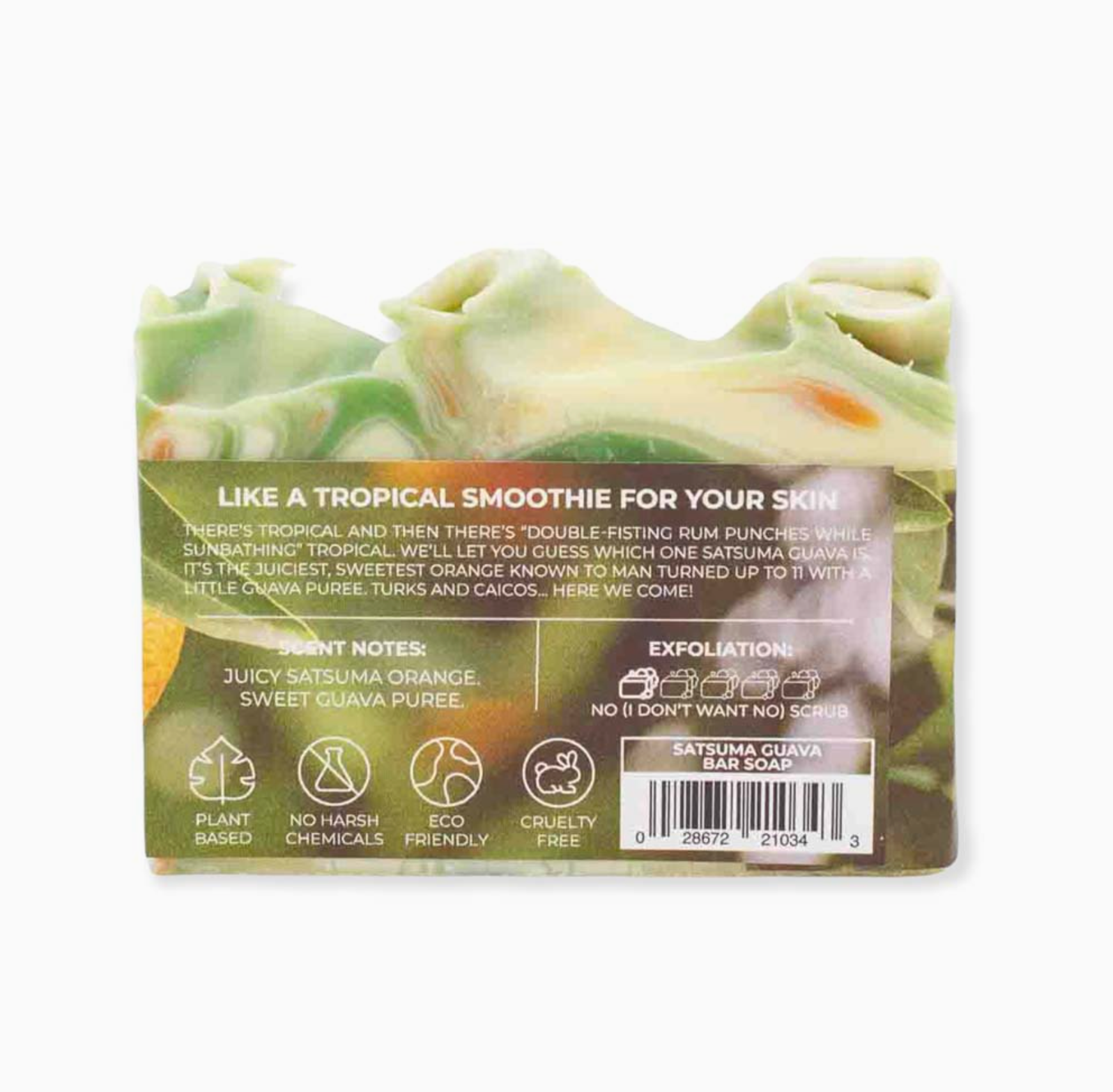 Satsuma Guava Bar Soap - Heart of the Home Inc
