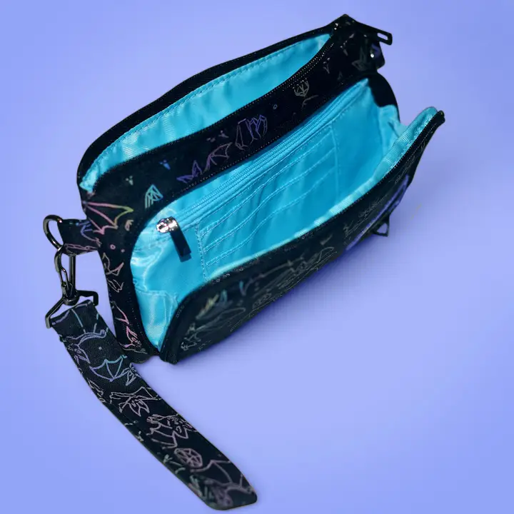 Holographic Crystal Cave Venture Wallet