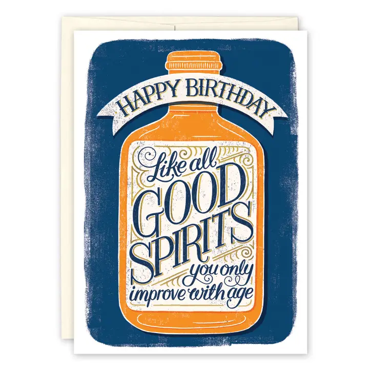 Good Spirits Birthday Card - Heart of the Home LV