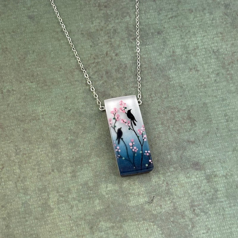 Cherry Blossoms Necklace - Heart of the Home Inc