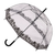 Clear Dome With Black Lace Umbrella - Heart of the Home LV