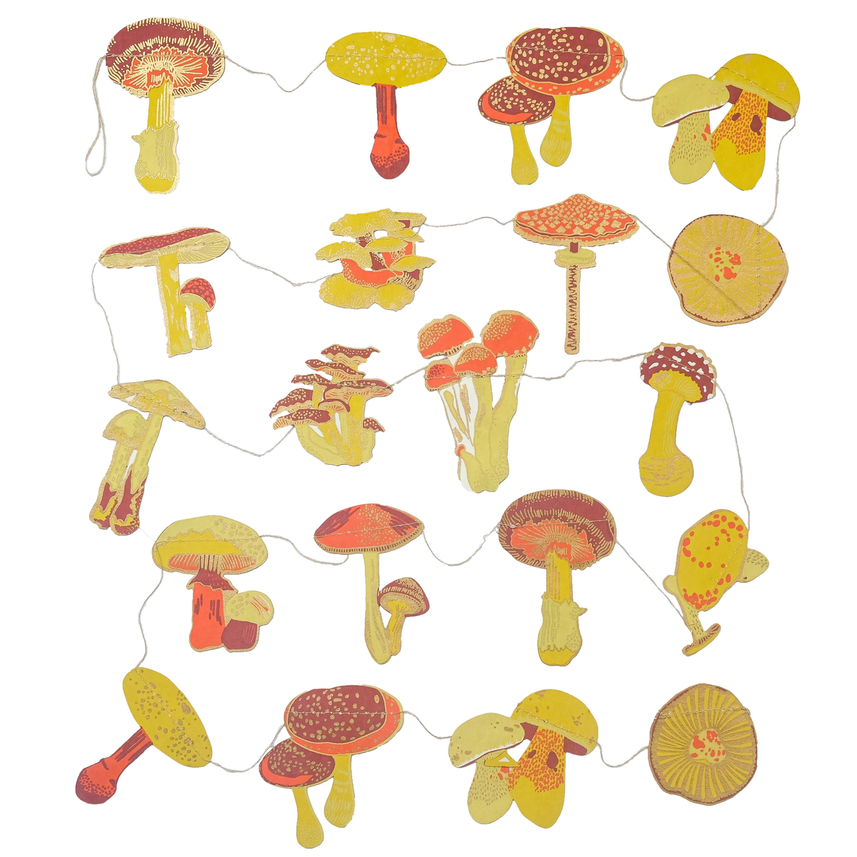 Mushroom Garland - Heart of the Home Inc
