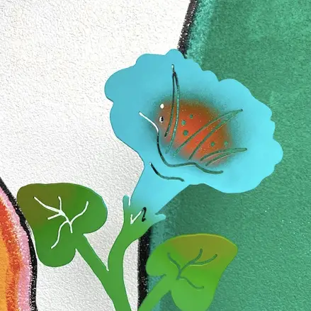 Morning Glory Flower Sculpture - Heart of the Home Inc