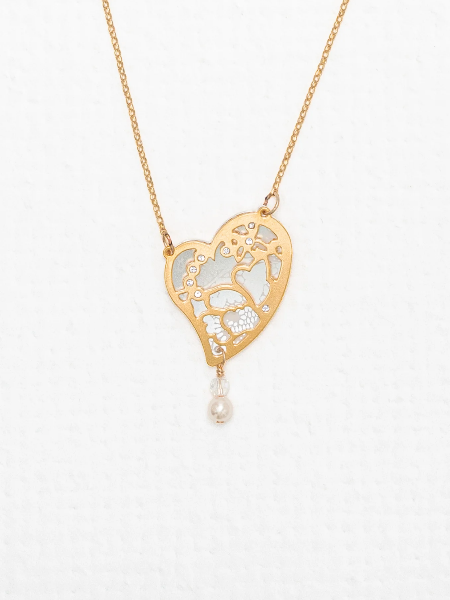 Valena Necklace in Silver & Gold - Heart of the Home LV
