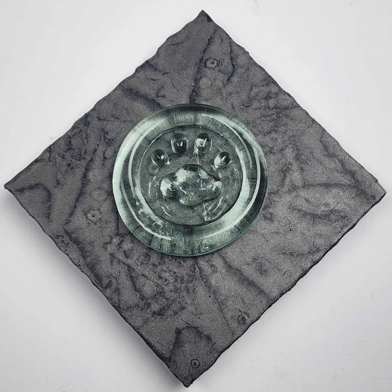 Paw Small Glass Token