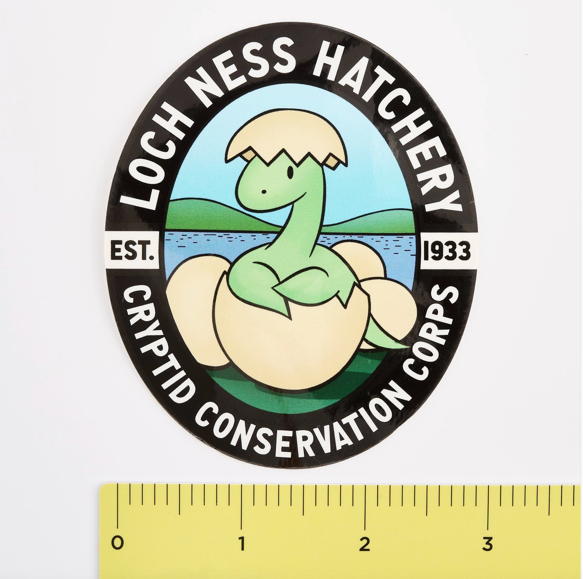 Loch Ness Hatchery Sticker - Heart of the Home Inc