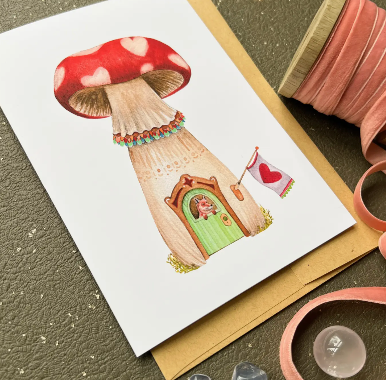 Hello Love Card - Heart of the Home Inc