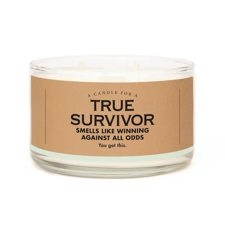 A Candle For A True Survivor - Heart of the Home Inc