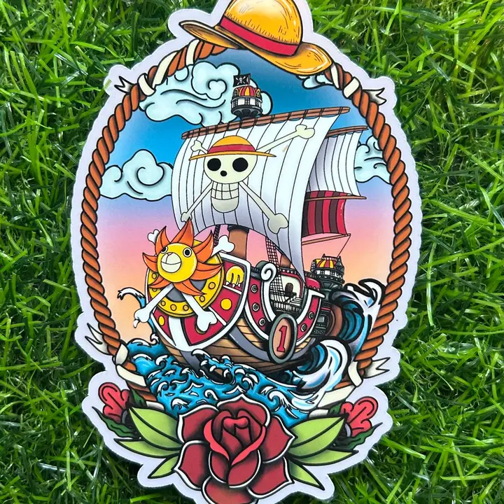 One Piece Thousand Sunny Ship Sticker