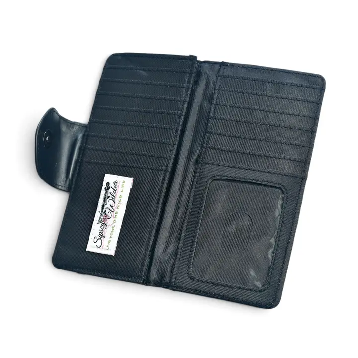 Holographic Crystal Cave Long Wallet