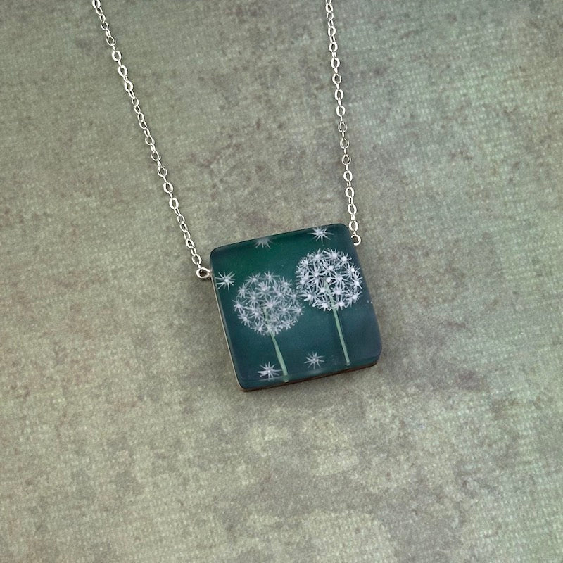 Dandelions Necklace - Heart of the Home Inc