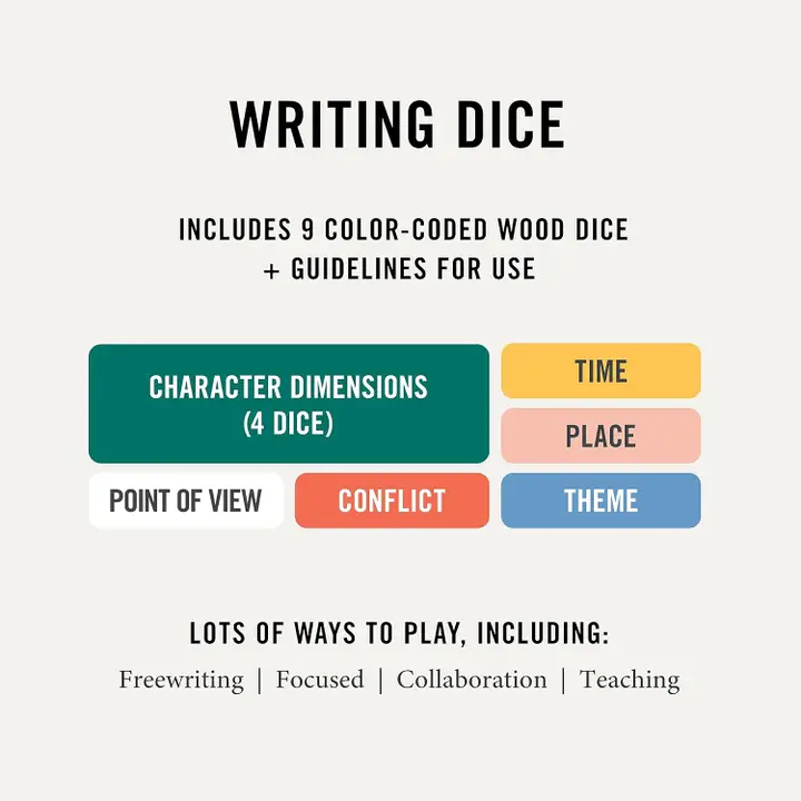 Writing Dice - Heart of the Home Inc