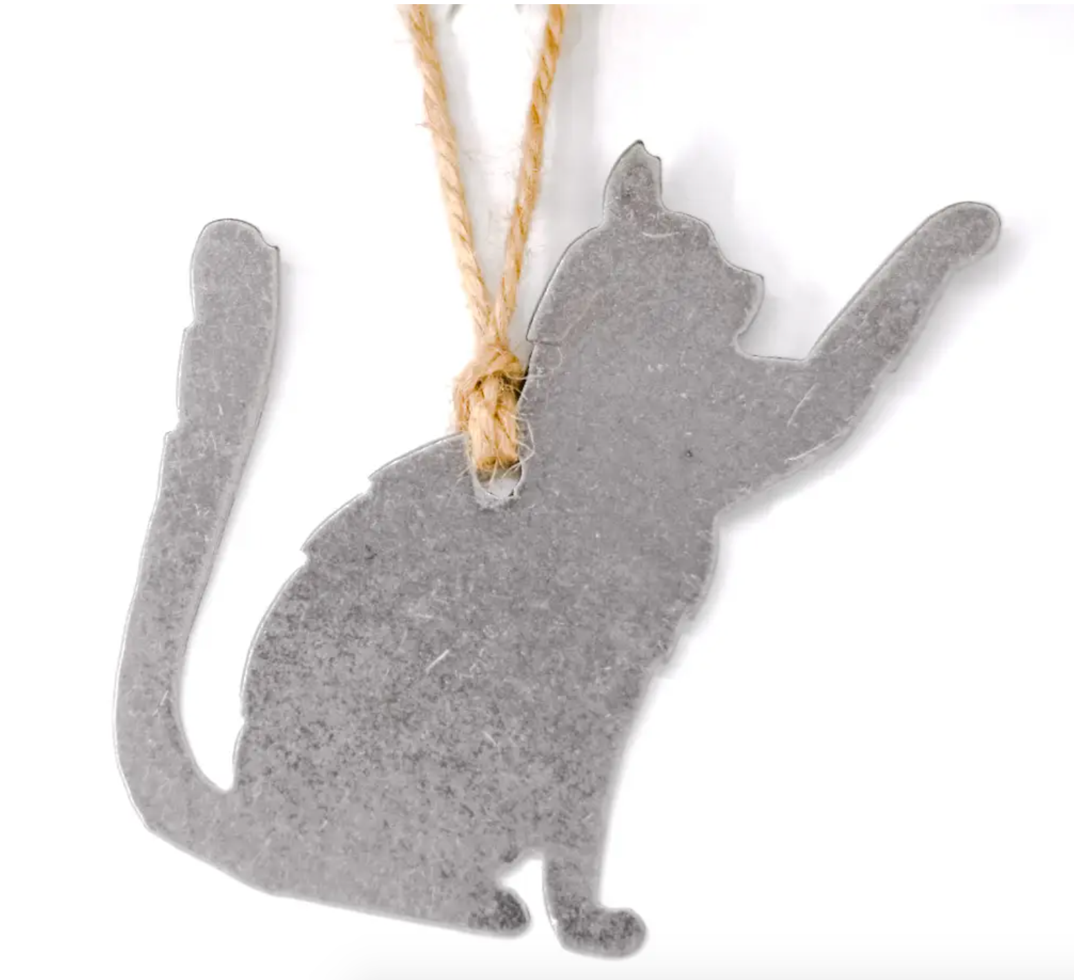 Steel Cat Ornament - Heart of the Home Inc