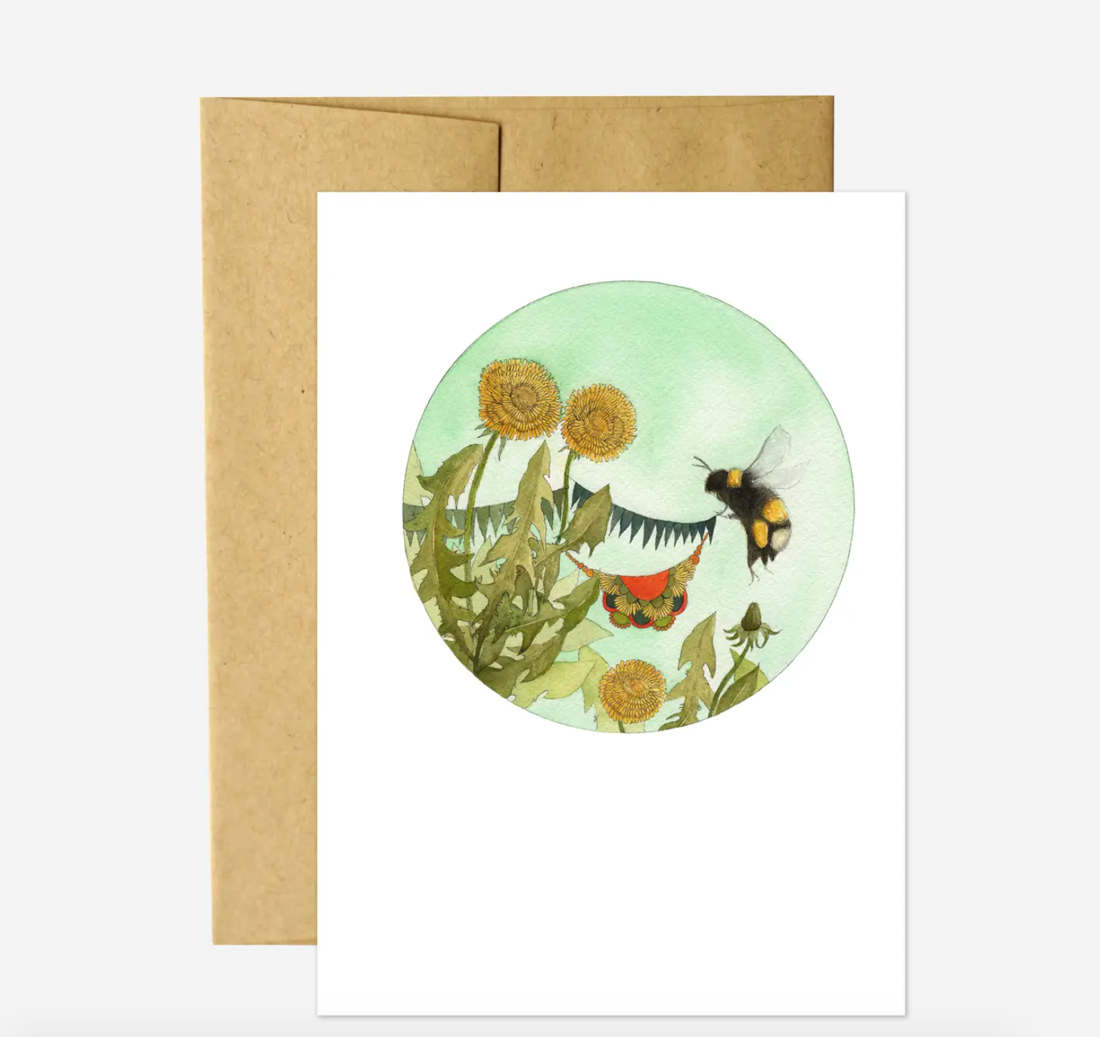 A Peek Inside Blank Card - Heart of the Home Inc