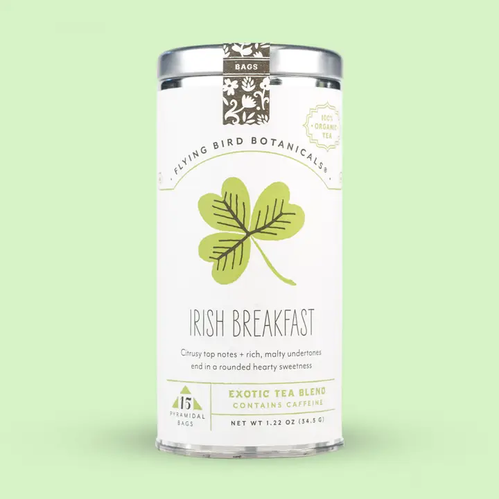 Irish Breakfast 15 Bag Tin - Heart of the Home Inc