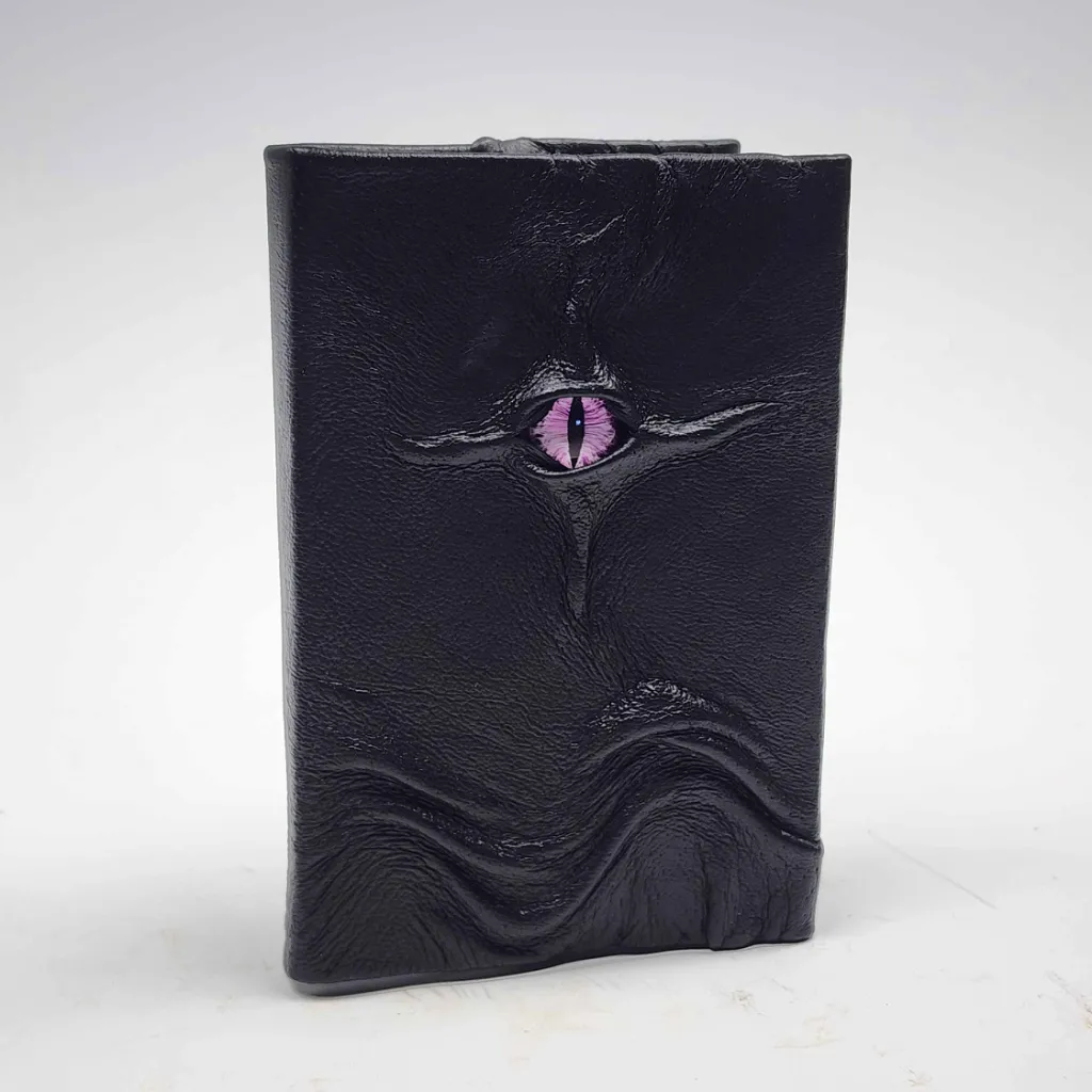 Leather Card Wallet with Eye
