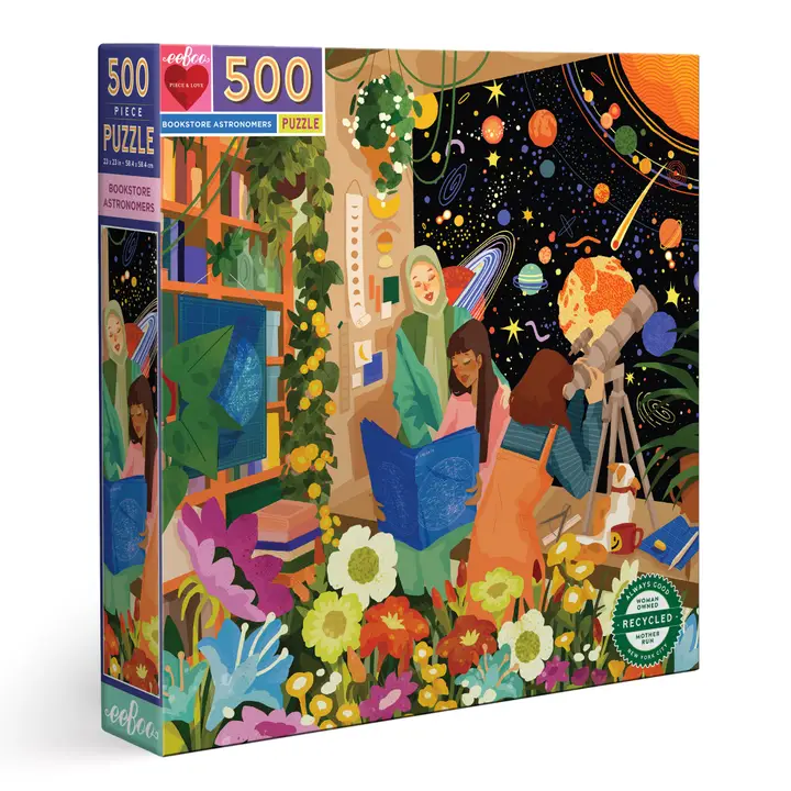 Bookstore Astronomers 500pc Puzzle - Heart of the Home LV
