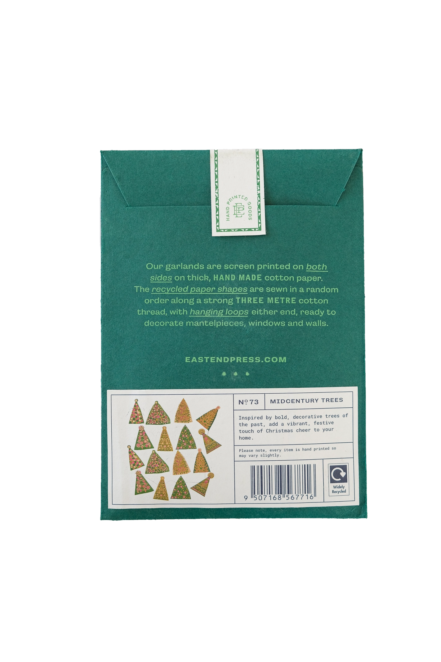 Midcentury Trees Garland - Heart of the Home Inc