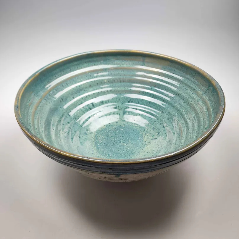 Large Bowl in Blue-Green