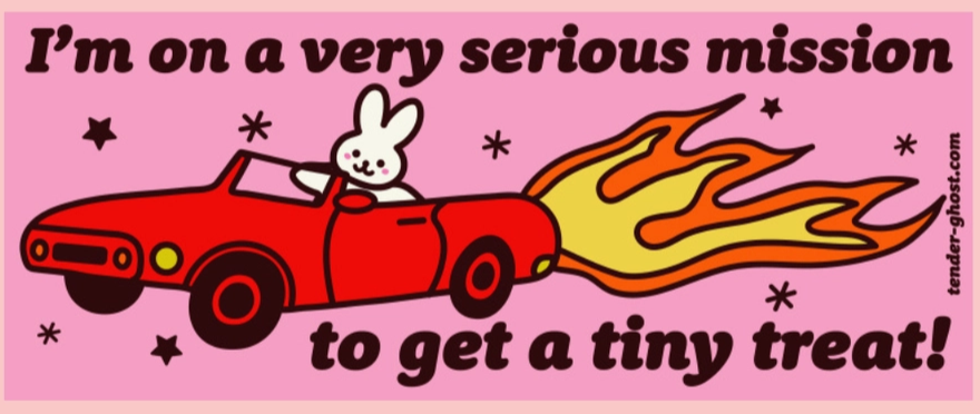Tiny Treat Mission Bumper Magnet - Heart of the Home Inc
