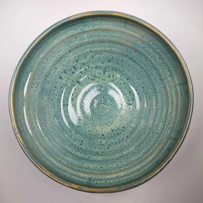 Large Bowl in Blue-Green