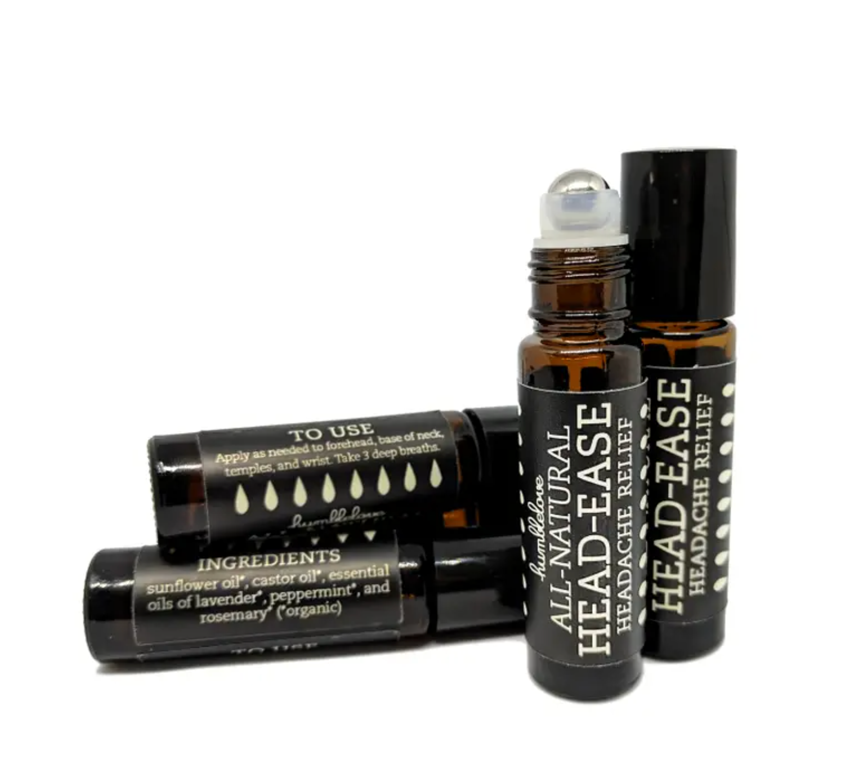 Head-Ease Headache Relief Roll-On - Heart of the Home Inc