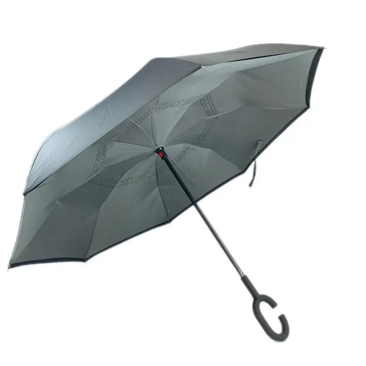 Grey Inside Out Umbrella - Heart of the Home Inc