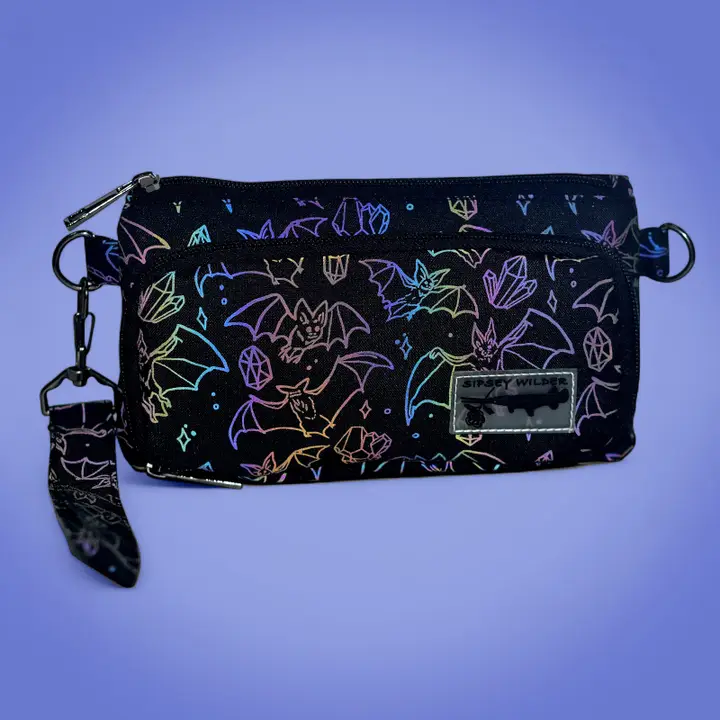 Holographic Crystal Cave Venture Wallet
