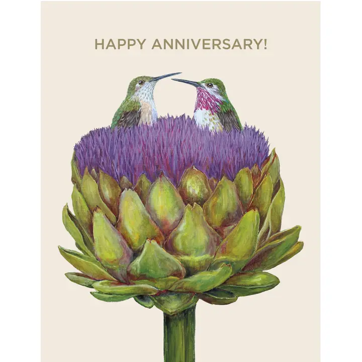 Hummingbirds Anniversary Card - Heart of the Home LV