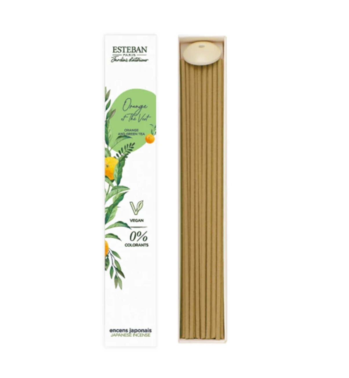 Interior Garden Nature Incense - Orange and Green Tea - Heart of the Home Inc