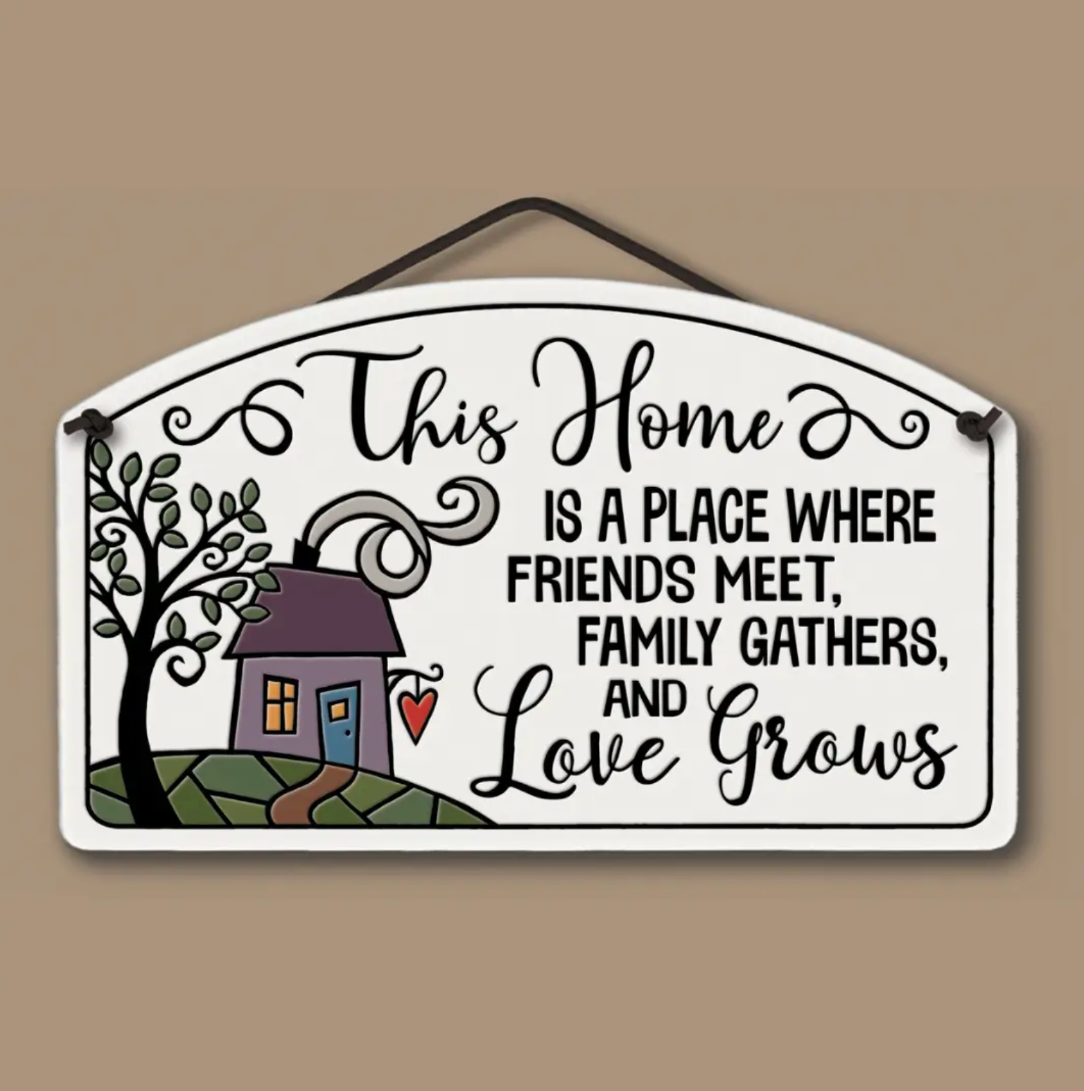 Love Grows Wall Tile - Heart of the Home Inc