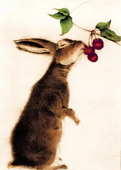 Bunny With Cherries - Heart of the Home LV
