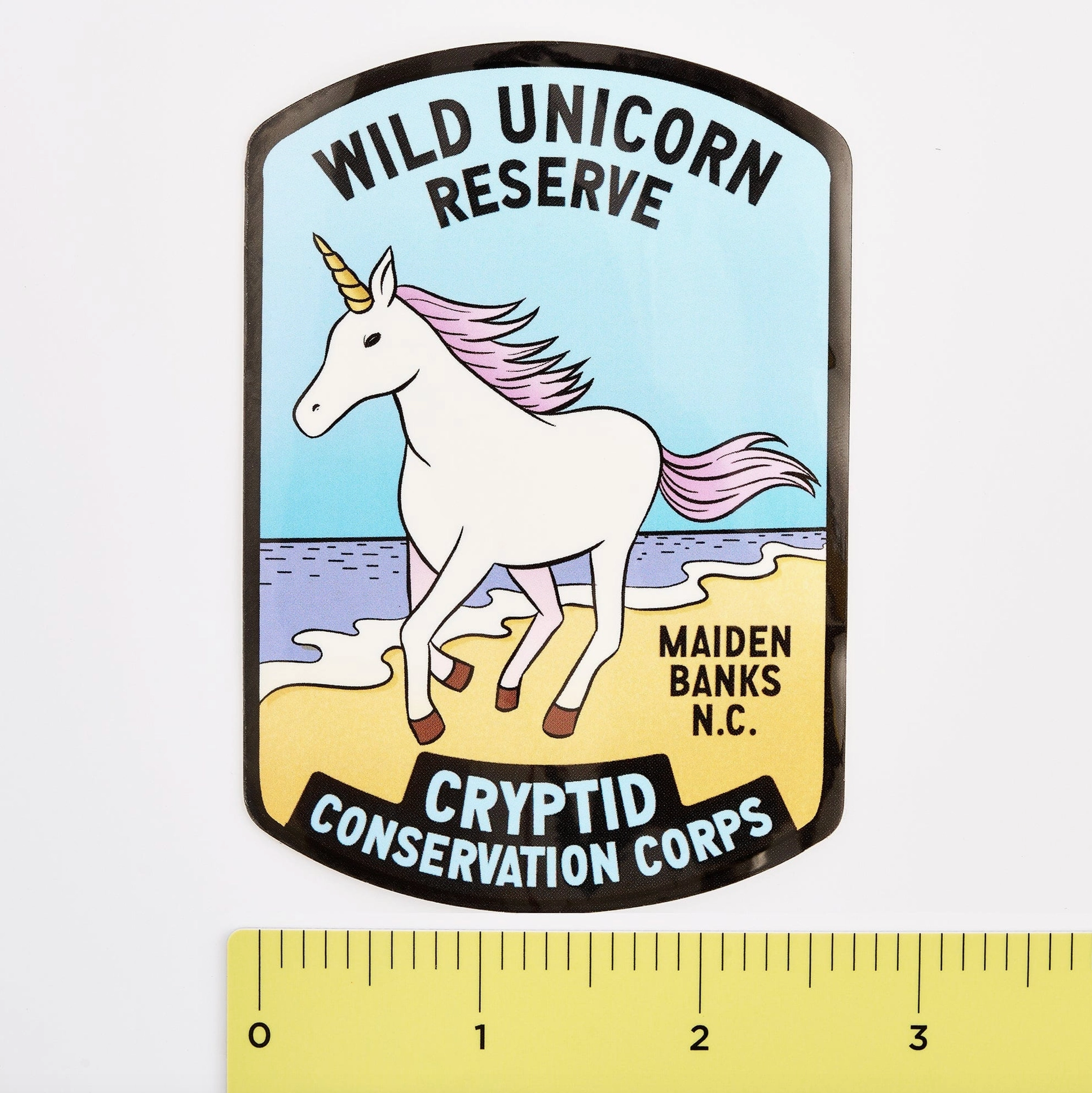 Wild Unicorn Reserve Sticker - Heart of the Home Inc