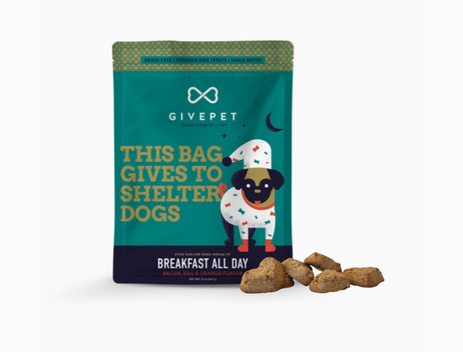 GivePet "Breakfast All Day" Baked Biscuit Dog Treats - Heart of the Home Inc