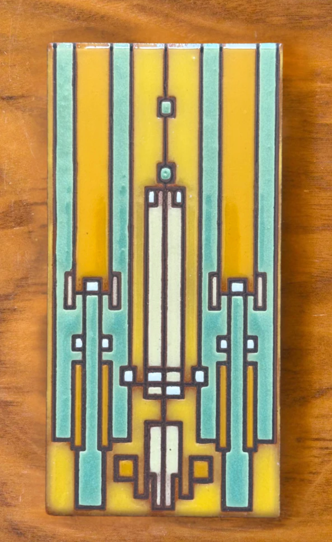 Coonley House by Frank Lloyd Wright Glazed Tile - Heart of the Home Inc