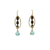 Ovals in Ovals Larimar Earrings - Heart of the Home Inc