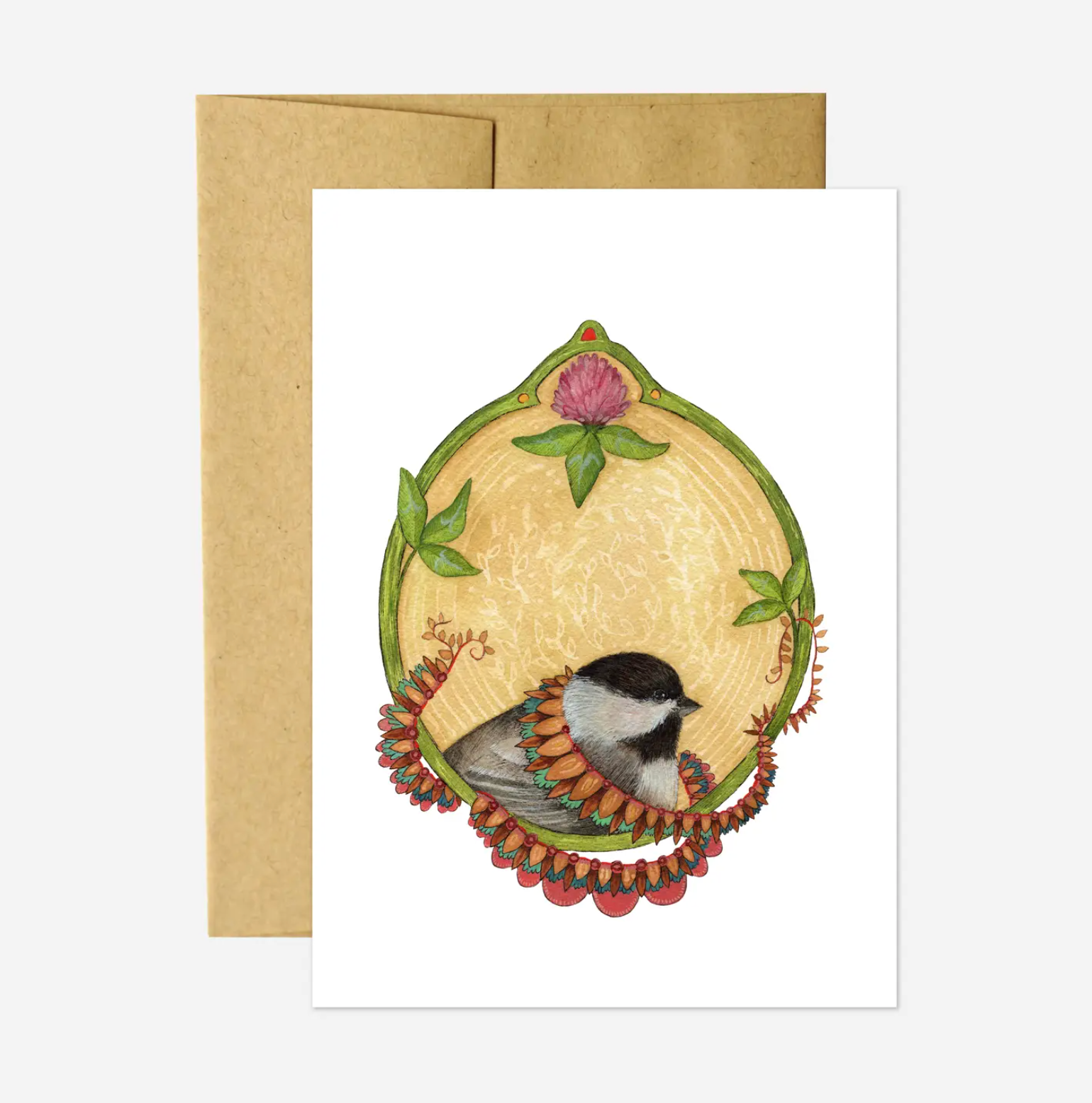 Chickadee of Clover Card - Heart of the Home Inc