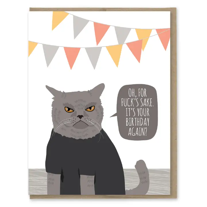 Birthday Again Cat Card - Heart of the Home LV