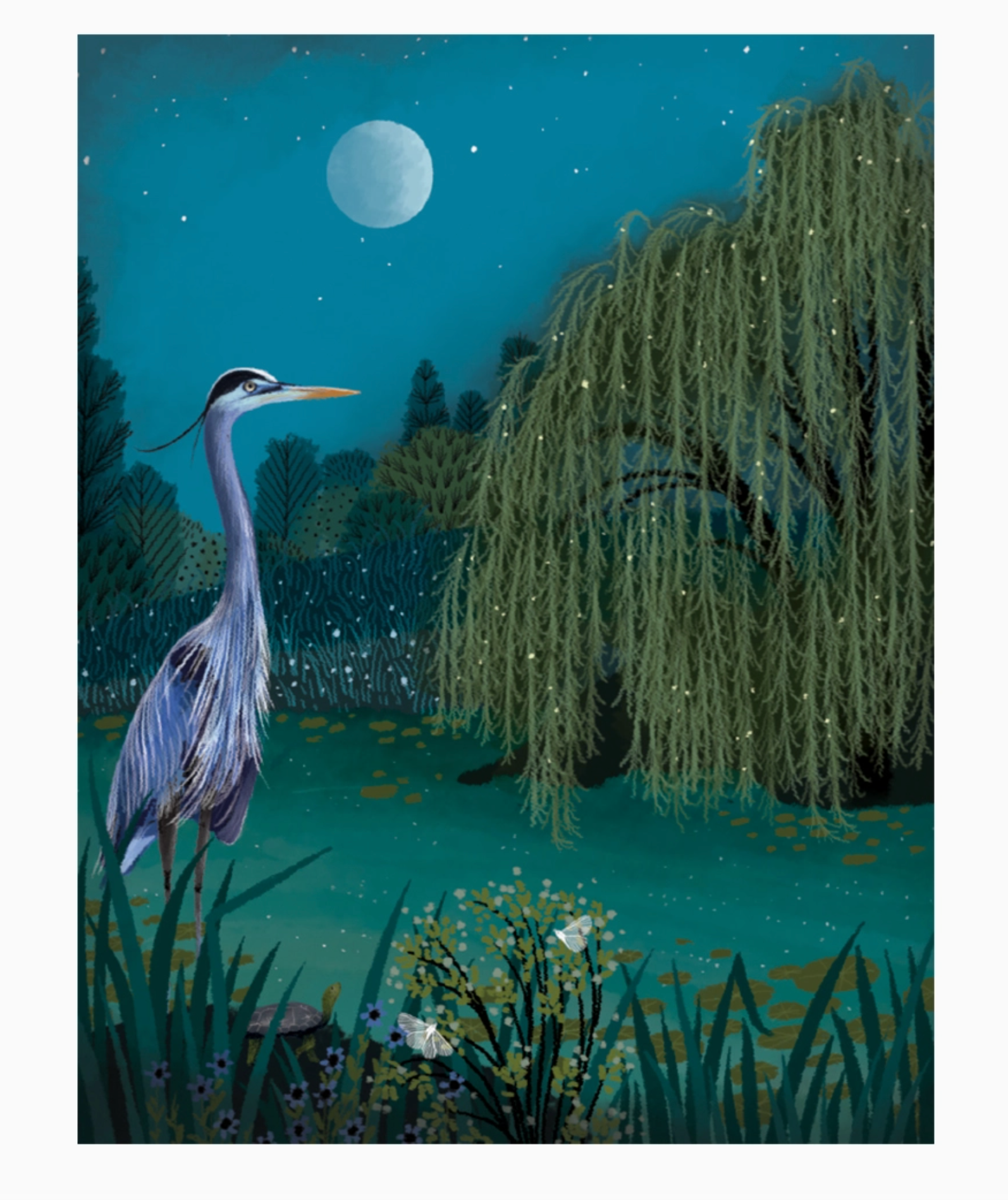 Serene Pond Sympathy Card - Heart of the Home Inc