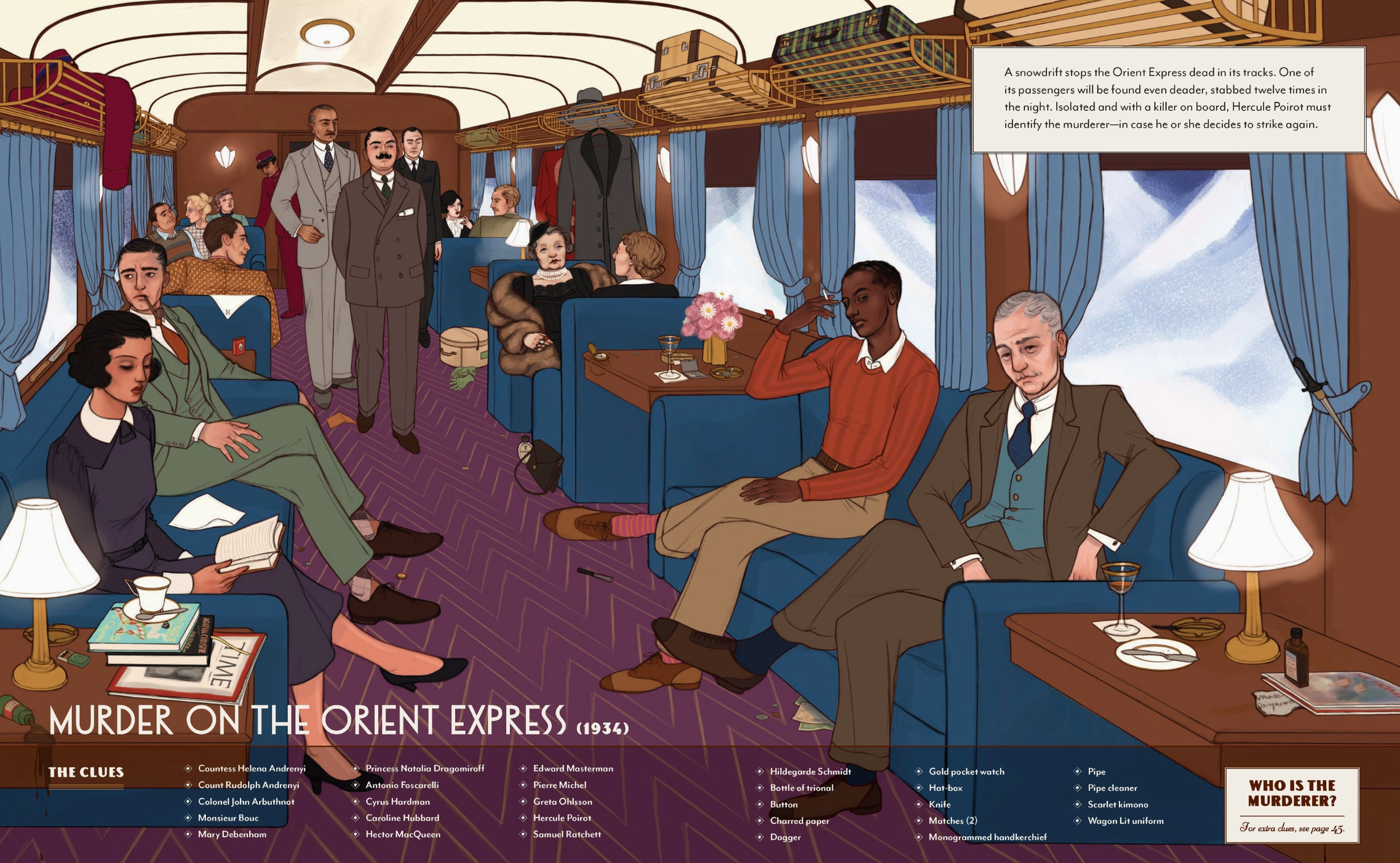 Agatha Christie Seek-And-Find