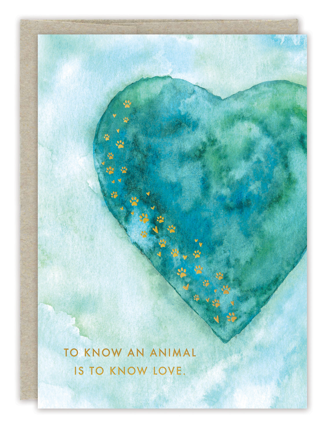 Paw Prints Pet Sympathy Card - Heart of the Home LV
