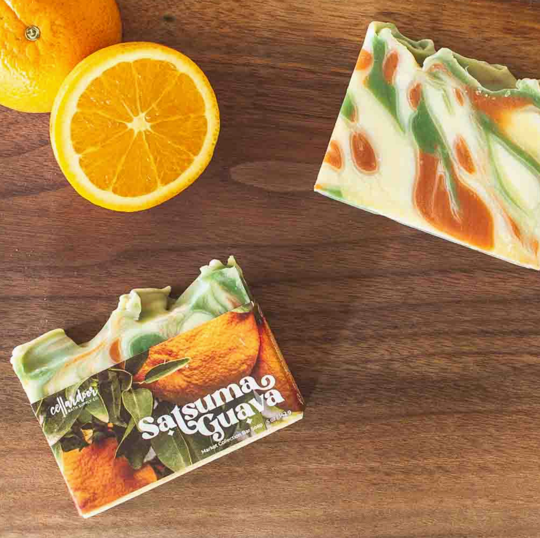 Satsuma Guava Bar Soap - Heart of the Home Inc