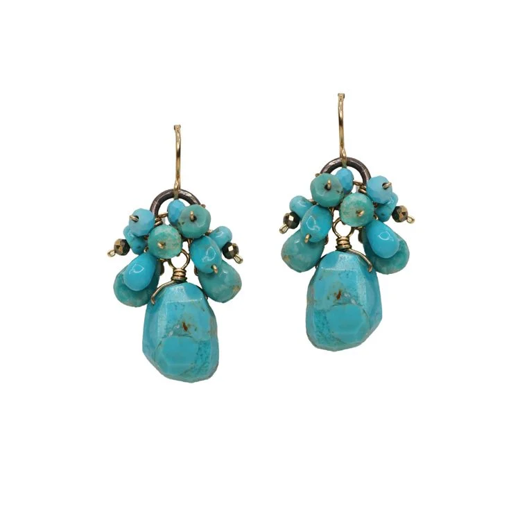 Ocean Cluster Earrings - Heart of the Home Inc